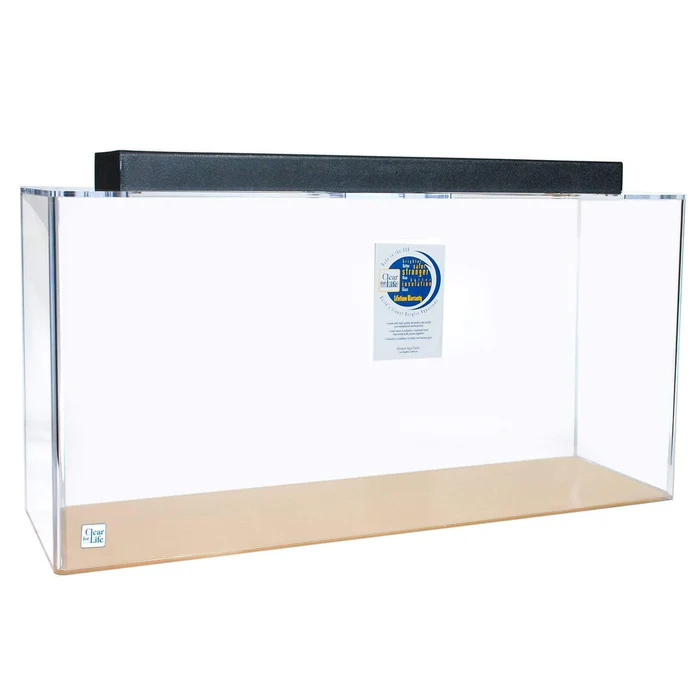 Clear for Life Rectangle 300 Gallon Acrylic Aquarium - Fresh or Saltwater - Clear
